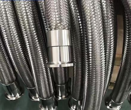 20~200m/roll 1.05mm Ptfe Stainless Steel Braided Hose For Transporting Corrosive Chemicals