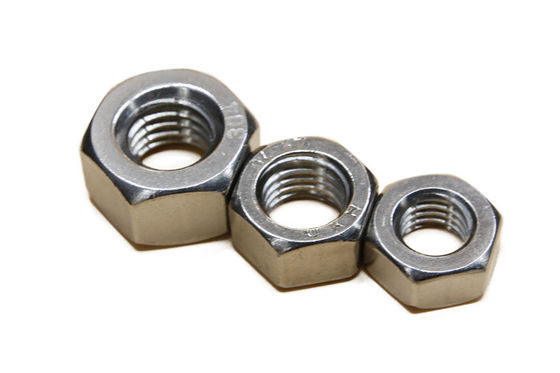 Stainless Steel A2-70 A4-80 ss304 ss316 Bright Hexagon Nut DIN 934 Hex Nuts