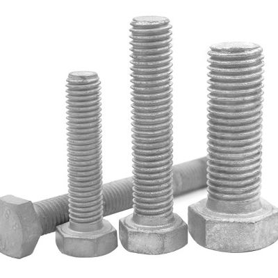 Class6.8 Grade 2 Steel Bolts  DIN931 DIN933 Grade 8 Hex Bolts