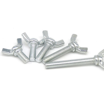 Zinc Plated Class4.8 6.8 8.8 Carbon Steel Bolts M10 M12 M16 Butterfly Bolts
